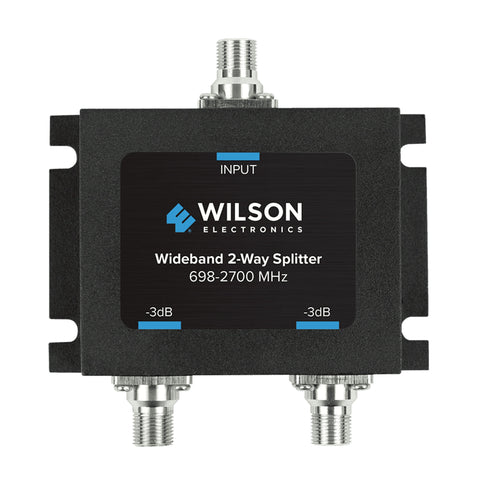 Wilson 2 Way splitter for 698-2700 MHz w/ F female connectors - 850034